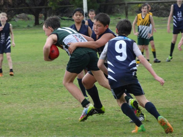 Aussie Rules Junior Football Match