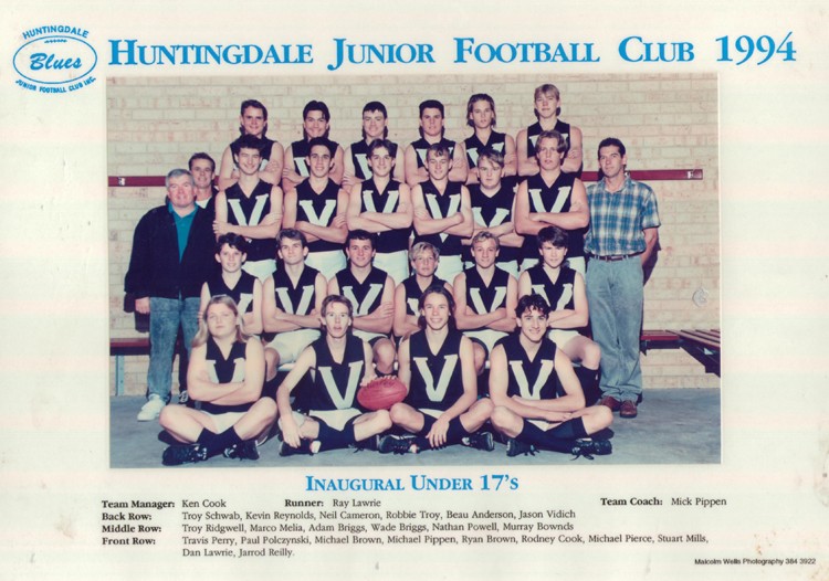 1994 under 17s Team